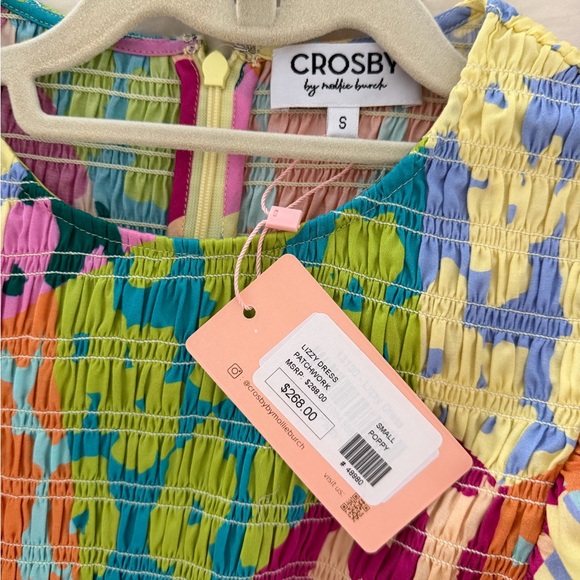 Crosby Multicolor Smocked Dress - Picture 3 of 3